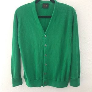 Kelly green vintage cardigan